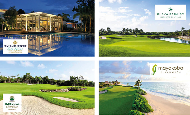 Five Winners of IX Andalucía Golf Challenge Destination Riviera Maya Golf  Club Bahía Príncipe Circuit