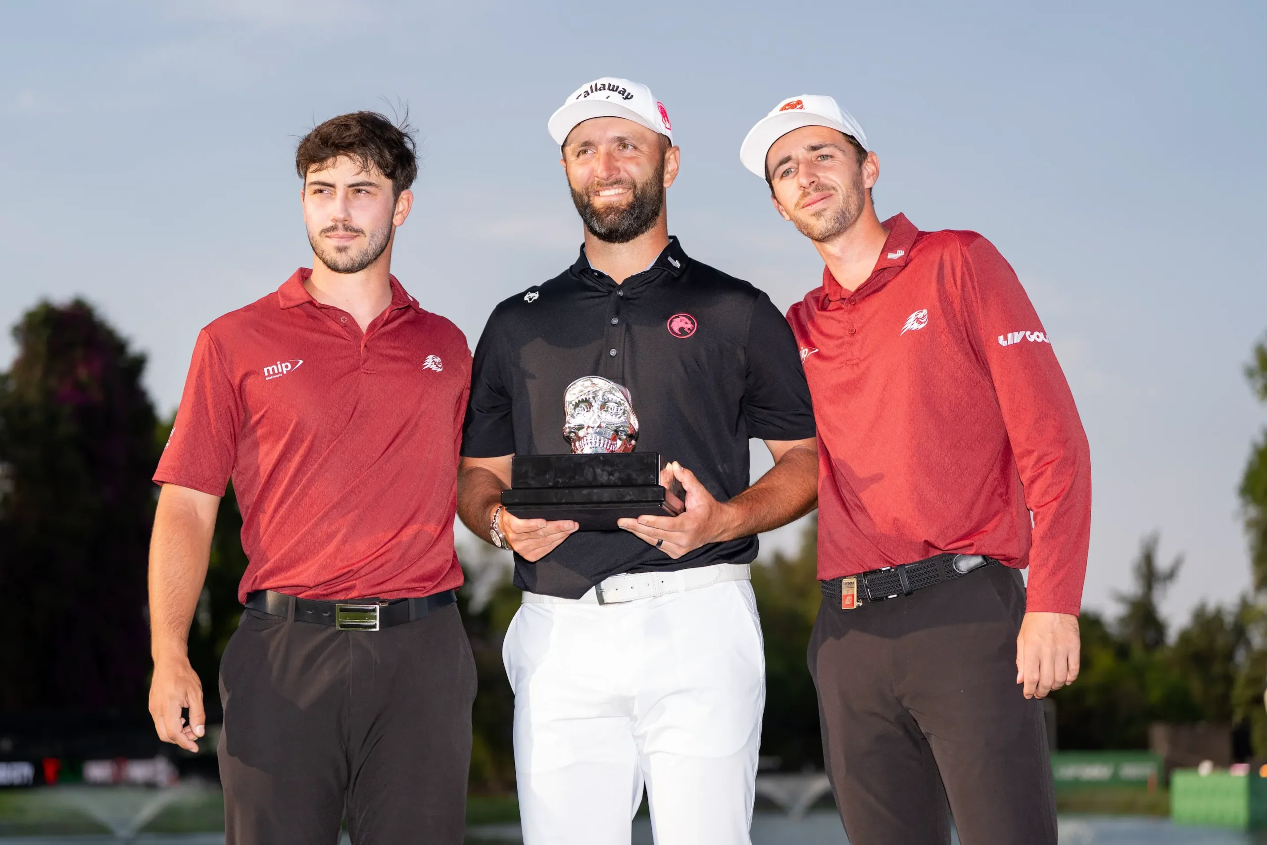 podio español LIV Golf México Jon Rahm David Puig Josele Ballester