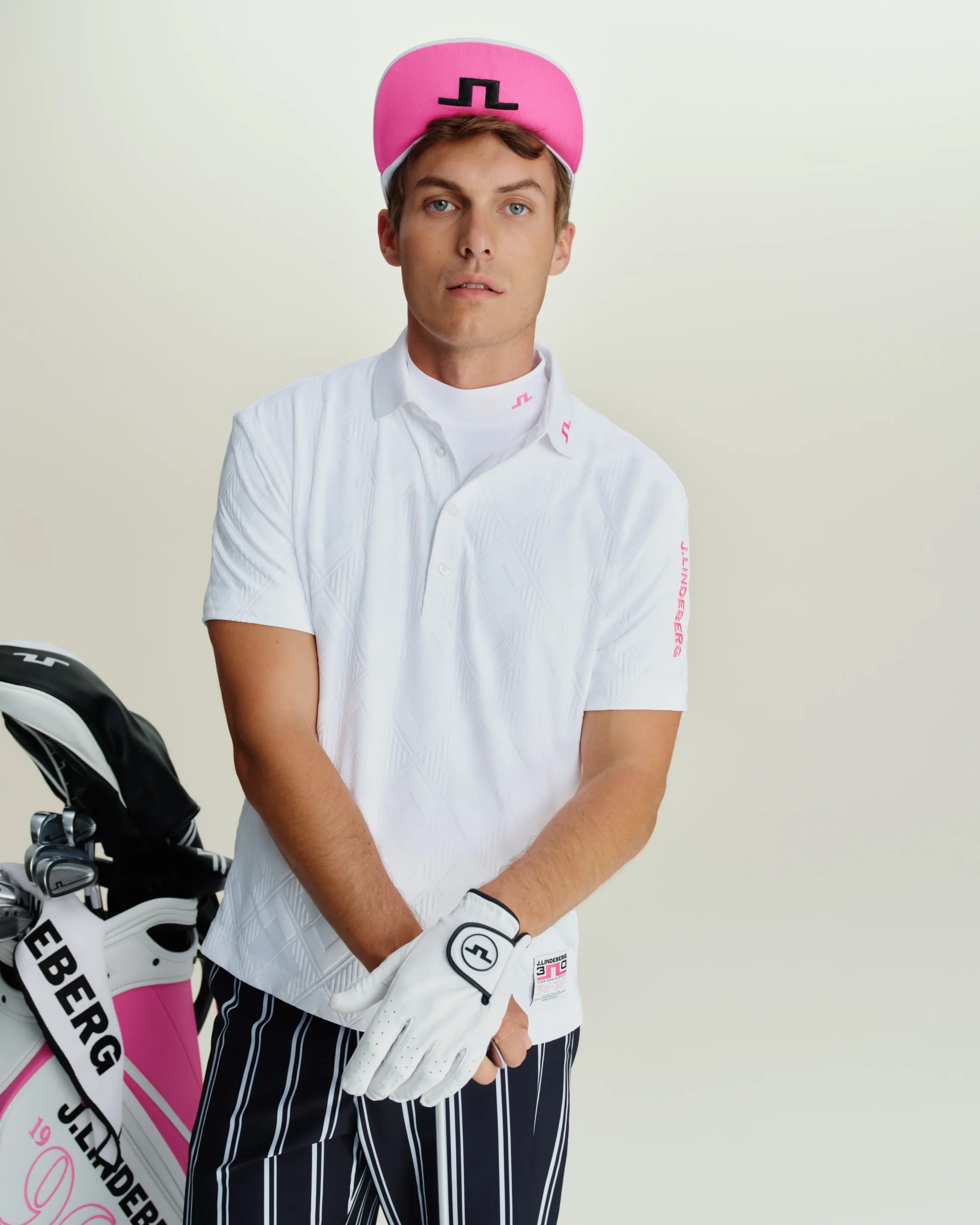 Pieza estrella de la cápsula 30 aniversario de J.Lindeberg con guiño al look de Parnevik