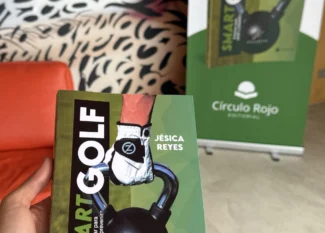 Libro Smart Golf de Jésica Reyes presentado en el Higuerón Hotel de Mijas