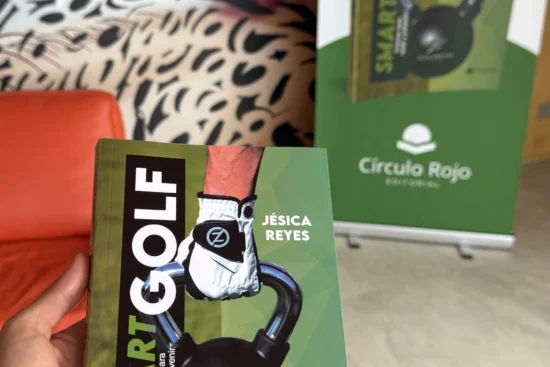 Libro Smart Golf de Jésica Reyes presentado en el Higuerón Hotel de Mijas