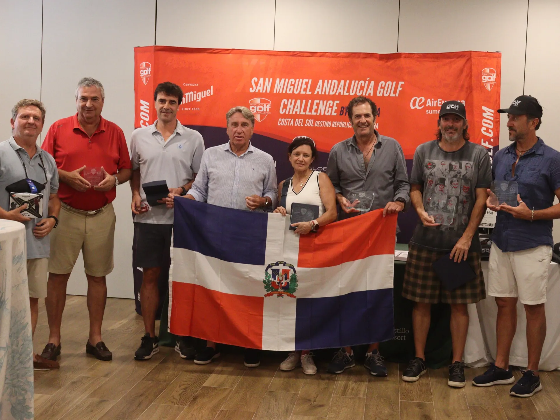 Entrega de premios del torneo en Montecastillo del San Miguel XVI Circuito Andalucía Golf Challenge